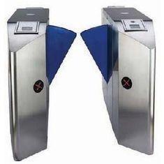 China TCP / IP Security & Electric Mechanism Single Wing Turnstile Gate with Rfid Card Reader for sale