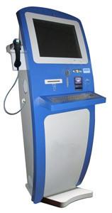 China H3 Payment kiosk with metal keyboard, handset, cash validator, coin acceptor, card reader  for sale