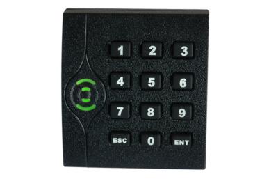 China Keypad Waterproof IP64 Wiegand RFID Card Reader , 13.56 mhz RFID reader for sale