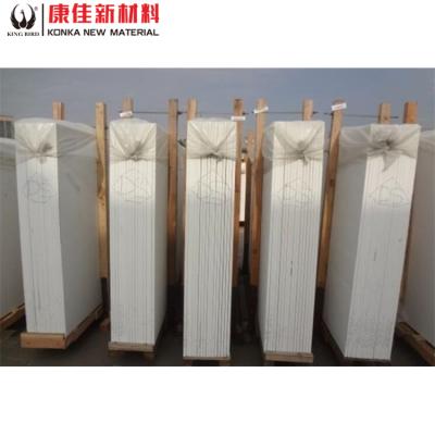 China Beautiful Design Luxury Nano White Crystallized Stone Glass Artificial Panels for sale