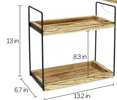 China Traditional 2 Tier Rack Organizer for sale