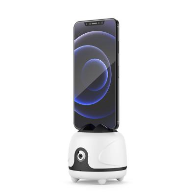 China 360 Degree Rotation Adjustable Smart Phone Holder Automatic Selfie AI Face Tracking Mobile Phone Holders - for sale