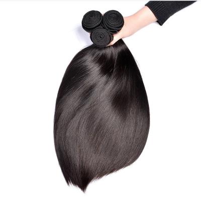 China Silky Straight Wave Weaves Peruvian And Brazilian Extension Hair Bundles With Closure Headband for sale