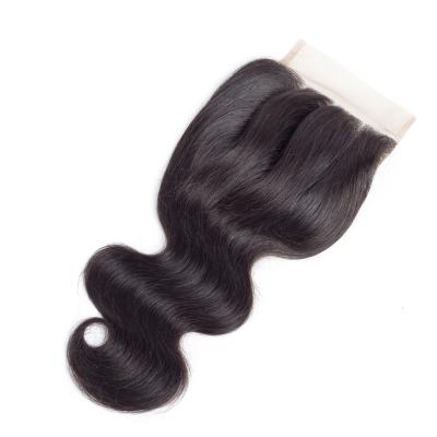 China Transparent Thin Swiss Body Wave Human Hair 13x4 HD 4x4 5x5 Lace Frontal Closure for sale