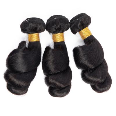 China Wholesale Price Barely Shedding Thick Soft Soft Peruvian Mink Brazilian Hair Bundles Virgin Hair Bundles Weave 3 Bundles for sale