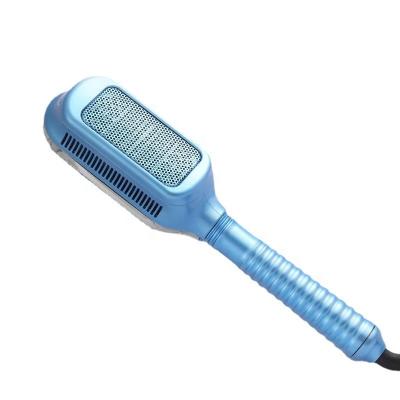 China COSHARE Outdoor Electric Sense Cold Wind Comb Negative Ion Hair Comb Electric Hair Straightener Brush for sale