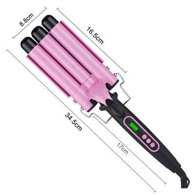 China COSHARE Outdoor Beach Wave 5 in 1 Hair Curlers Iron Wand Hair Cripmer Set Fast Heating Curling Hair Curler for sale