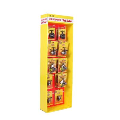 China Customized Hot Selling Cardboard Retail Display Rack For Fishing Tackle for sale