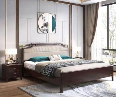 China Chinese luxury sofa bed solid wood double bed bedroom single bed storage bed for sale