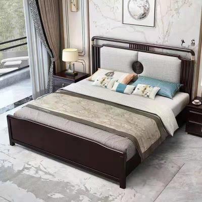 China Chinese Soft Bed 1.6m Single Bed Sofa Bed Bedroom Storage Bed Solid Wood for sale