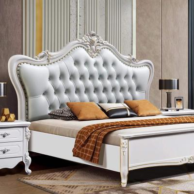 China American Luxury Children's Bed European Drawer Storage Air Pressure Sofa Bed Soft Queen Double Queen Bedroom Soft Bed for sale