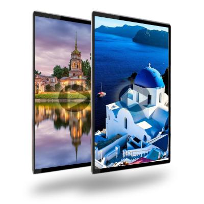 China SYET 43 Inch Vertical LCD Advertising Player Wall Mount LCD Aluminum Case for sale