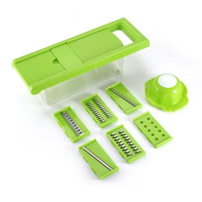 China Sustainable kitchen six-in-one Amazon vegetable multi-function vegetable cutter lazy grater household grater factory wholesale for sale