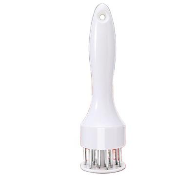 China Long Workable 21 Needle Stainless Steel Handle Meat Tenderizer for Soften Meat Sauce Injector Marinade and Meat Tenderizer for sale