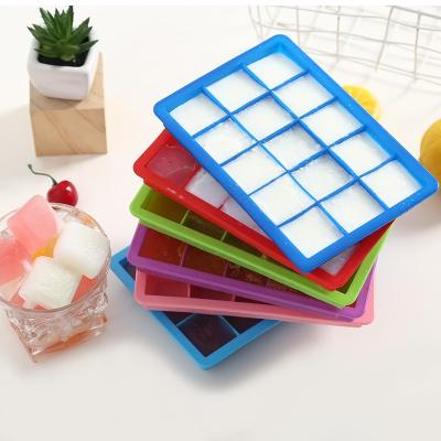 China Household silicone ice cream grid with cover silicone ice cream grid consumer and commercial ice cream mold for sale