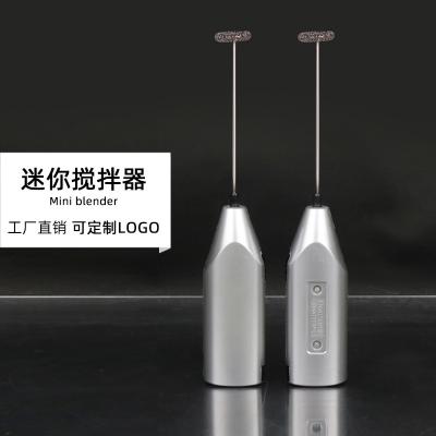 China Stocked Kitchen Machines Electric Mini Milk Frother Coffee Machine Stainless Steel Egg Beater Mixer Cocina Smart Instruments Batteries for sale