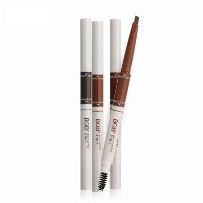 China Waterproof Waterproof Eyebrow Pencil Make Up Eyebrow Pencil With Brush Makeup Slim 3d Eyebrow Enhancer Pencil for sale