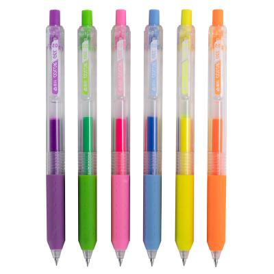 China 0.5mm Promotional Cute Custom Big Sale Gel Pen Normal Hot Retractable Ink Supply for sale