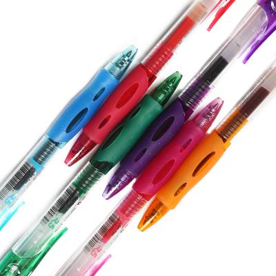 China Cheap normal accessories 0.7mm plastic office stationery 8 colors for student and office gel pen for sale