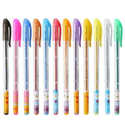 China Office & Creative Multicolor 24 Colors School Markers for Kids Drawing Highlighter Bar Neon Pen for Art Painting Glitter Gel Pens Creative for sale