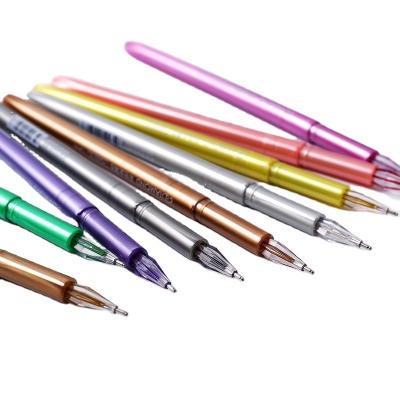 China Factory Supply Promotional Diamond Rainbow Glitter 12 Colors for School and Company Gel Pen for sale