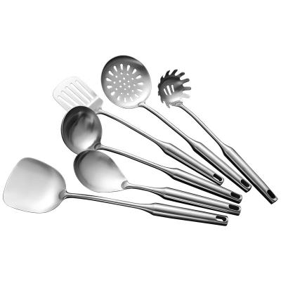 China Food Grade Disposable Cooking Tools Pasta Pocket Soup Pasta Server 6pcs Stainless Steel Kitchen Utensils for sale