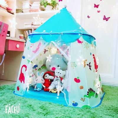 China Sports Toy Baby Play Tent Princess Castle Tent With LED Light Kids Play Tents Baby House for sale