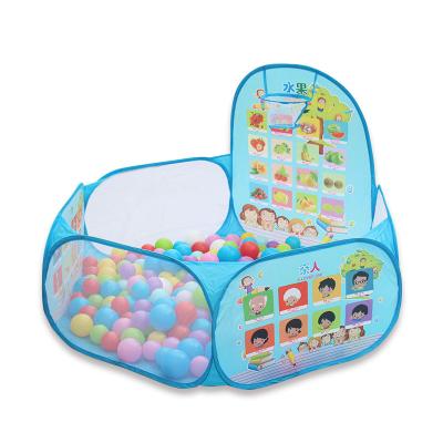 China 2022 Sports Toy Wholesale Children's Ball Pit Game Ball Pool Tent With Basketball Stand Is Suitable For Kids Indoor Outdoor Play for sale