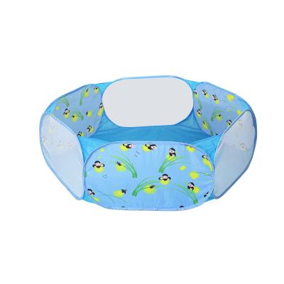 China 2022 Easy Folding Toy New Sports Playing Pop Up Portable Soft Ball Pit For Children Play 6 Sided Toy Pool Indoor Outdoor Playhouse Kids Tent for sale