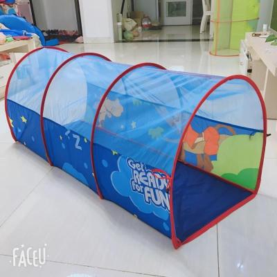 China Foldable Sports Toy Children's Play Mesh Tunnel Tent for Baby Crawling Training Playground Tunnel Kid's Play Tent Tunnel for sale