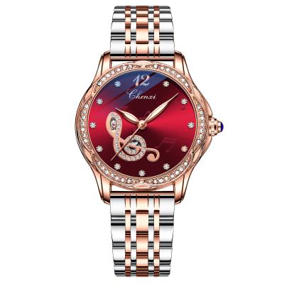 China Waterproof 6320 New Style Wholesale Ladies Watch Solid Stainless Steel Watch Band Diamond Fashion Luminous Waterproof Mechanical Watch for sale