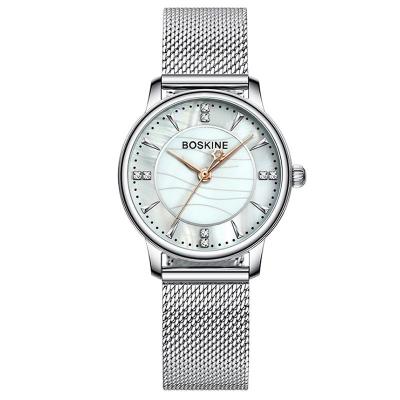 China Waterproof Alarm Watch Case Stainless Steel Wristwatch Girl Fashion Watch Quartz Watches for sale