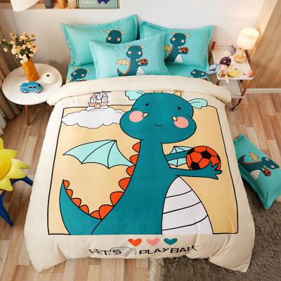 China Portable Baby Animals Sheet Set Comforters Crib Luxury Kids Bedding for sale