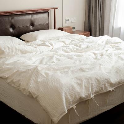 China Nondisposable Japanese Style Bedding Water Wash Wholesale 100% Cotton Fabric For Bedding Home Textiles Bedding Set for sale