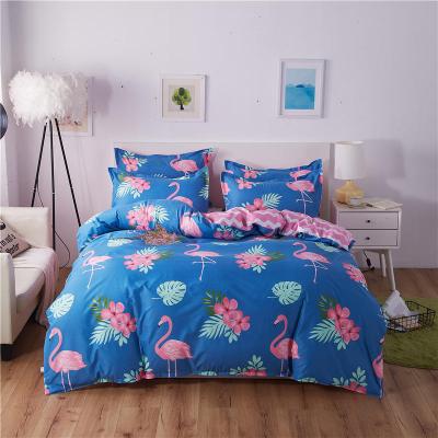 China Wholesale 100% pure modern cotton twill factory supply semi-reactive printing cotton quilt cover for sale