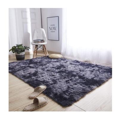 China Shaggy Nursery Rug Home Room Area Rugs Plush Rug Heavy Duty Modern Cotton Decor Rug Tied Dyed for sale