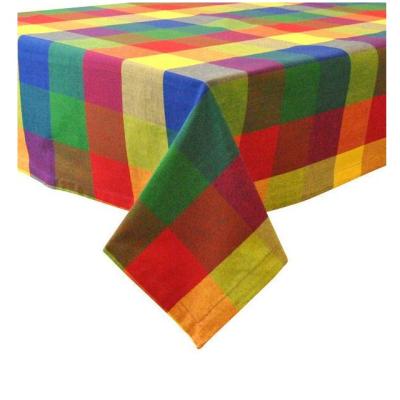 China CLASSIC Check Tablecloth Indian Summer St. Maarten Organic Cotton Gots Certified for sale