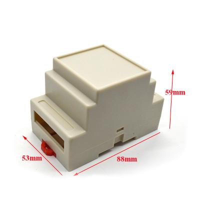 China Enclosure With OEM Service DIN Rail Enclosure Box DIN Rail Case ABS Plastic Enclosures Housing for sale