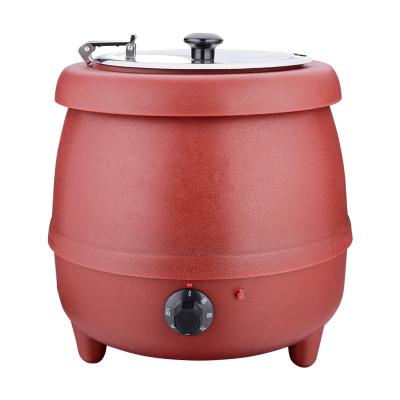 China Easily Cleaned Restaurant Equipment 10 Liter Stainless Steel Electric Food Hotel Buffet Soup Warmer Warmer For Party Hotel Wedding for sale