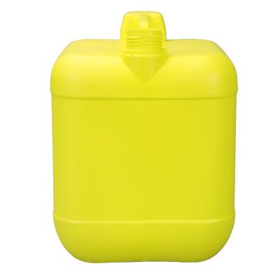 China Gele 39mm 10L HDPE Container Plastic Fles met Handvat 302mm Te koop