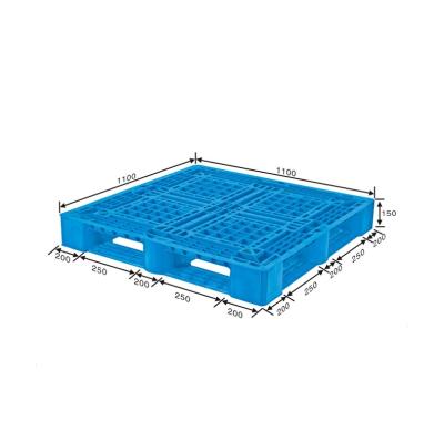 China Logistics Transportation Heavy Plastic Warehouse Pallets 5.5Kg for sale