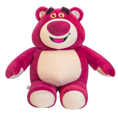 China 2023 120cm Custom Cute Cartoon Anime Cartoon Stuffed Animals Strawberry Bear Dolls Kids Cute Plush Toy for sale