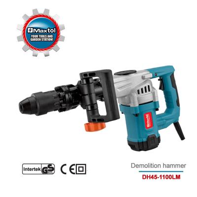 China 1100W SDS-MAX Power Rotary Hammer DH45-1100LM for sale