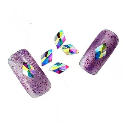 China Crystal Stones Nail Art Decorations Hot Sale Diy Alloy Nail Design Shiny Glass Rhinestones For Bag Charms 3d Customize OEM for sale