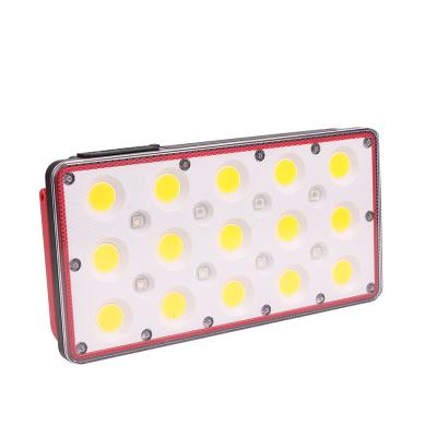 China Electricity Display Rechargeable Portable COB LED Work Multi-Use IPX6 Camping Essentials Work Light Waterproof Camping Rise Handheld Lamp for sale