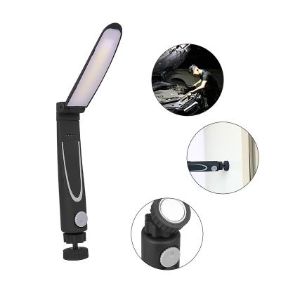 China Strong Magnet USB COB LED Work Lamp Rechargeable Car Repairing Flood Multifunctional Foldable Magnetic Work Lamp 60w Working Lamp For Car for sale