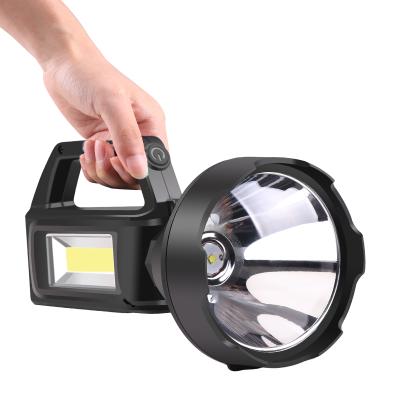 China With Straps P50 LED 1300 Lumen Powerful Hand Held Searchlight Super Bright LED Searchlight Portable Emergency Marine Searchlight for sale