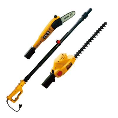 China 4-Stroke electric chainsaw 2 IN 1 pole chainsaw /hedge trimmer for sale