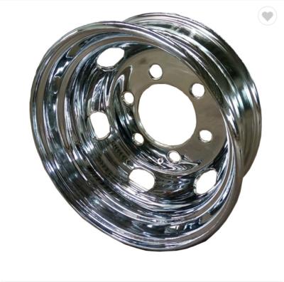 China Truck / Bus Custom Wheel Rims Light Truck Wheel Rims 22.516 Inch Wheel Steel Rim for sale