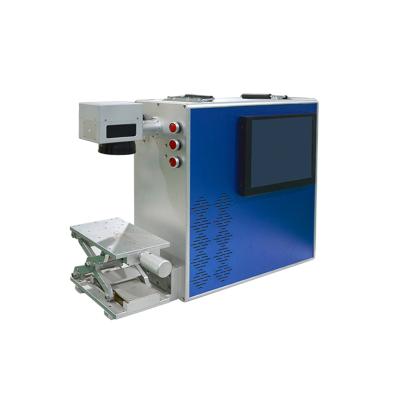 China Laser Engraving Portable Design 50w Jewelry Fiber Laser Engraving Machine for Gold and Silver Accessories Name and Number Inscription for sale